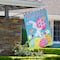 Happy Easter Bunny with Eggs Outdoor House Flag